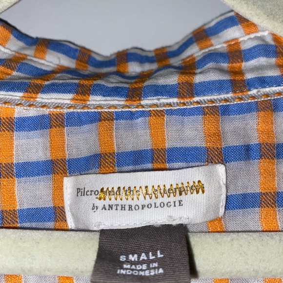 Anthropologie button up plaid top! - Picture 2 of 3